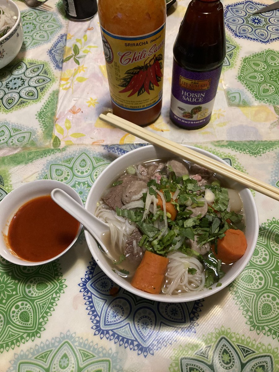 Nothing like a good bowl of mom’s Pho. Happy Easter Sunday y’all!