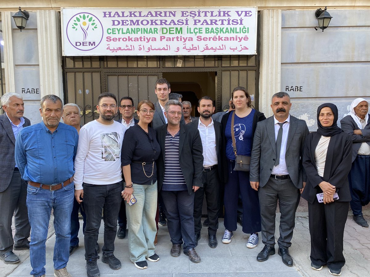 Depuis hier, avec @Gregoire_fe et Flore Munck à Diyarbakir et à la frontière turquo-syrienne pour être observateur des élections municipales, envoyés par le @PCF ! Bravo au maires élu.e.s ! On se tiendra à leurs côtés pour que la démocratie soit respectée !