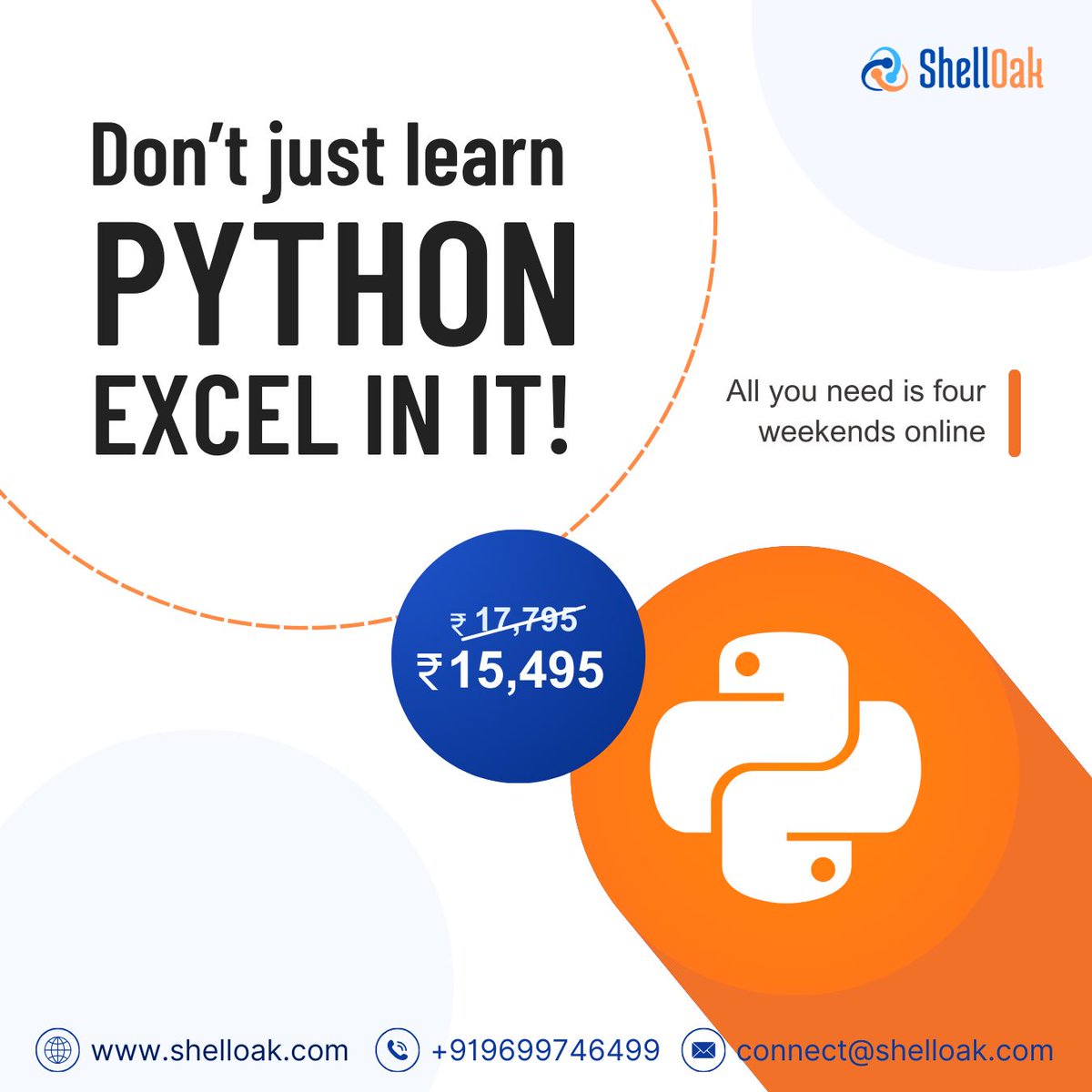 ShelloakS's tweet image. "Ready to become a coding ninja? 🐍💻 Join our Python training course and go from 'What's a variable?' to 'I speak fluent Python!' faster than you can say 'import antigravity'! Let's turn your coding dreams into reality! #PythonPower #CodeLikeABoss"