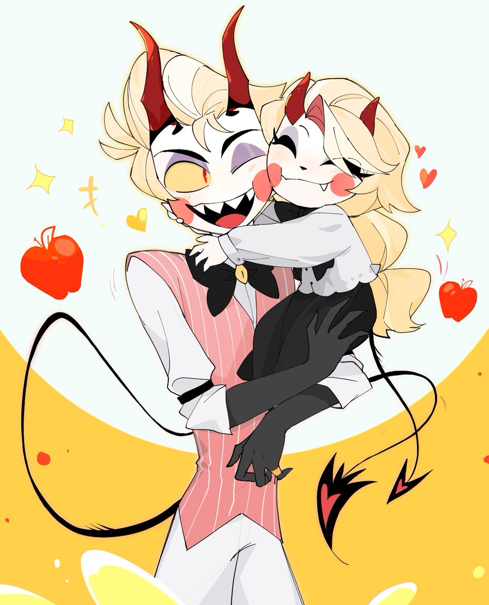 872568037Sindo's tweet photo. #HazbinHotel #HazbinHotelLucifer #HazbinHotelCharlie 
脸颊贴贴 https://t.co/bkz9WuxiGC