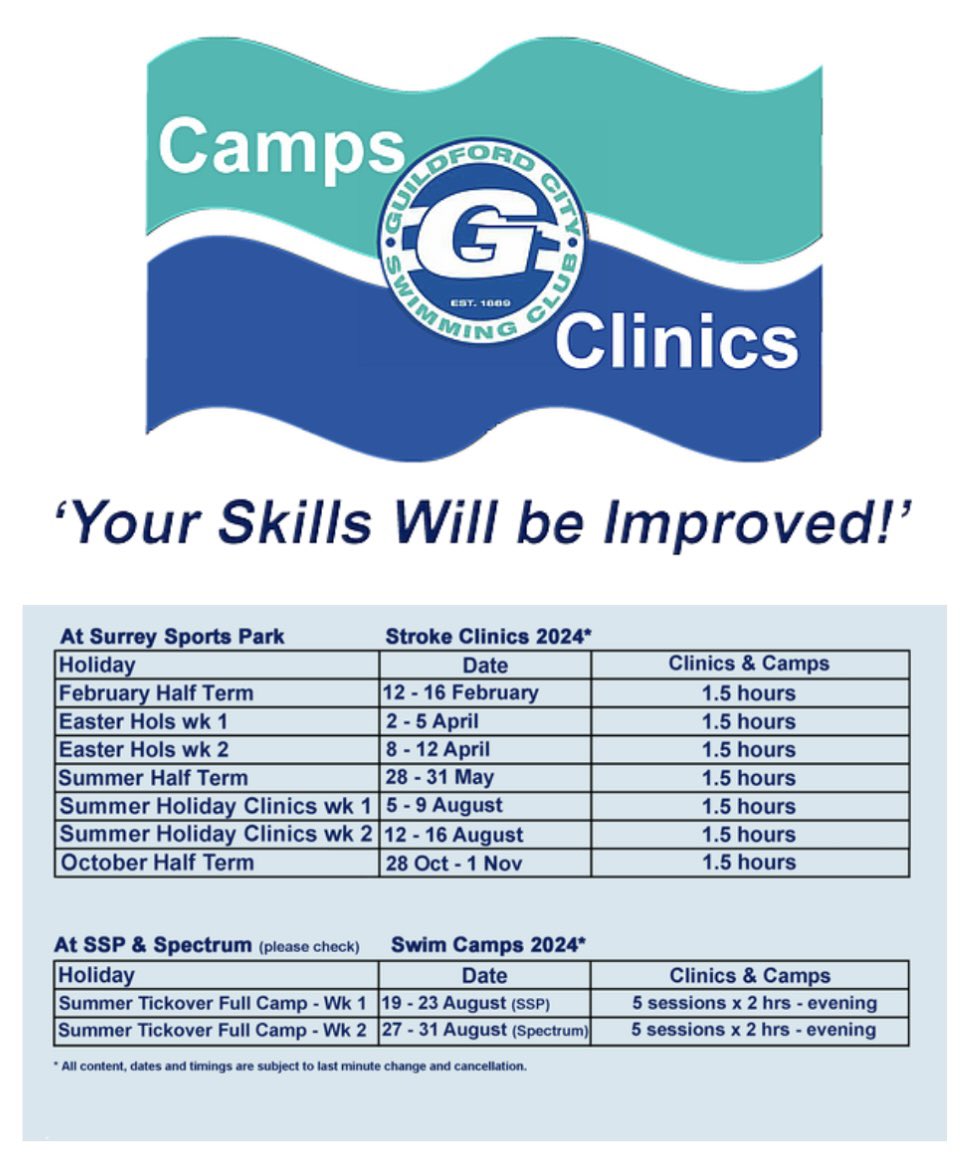 guildfordcitysc's tweet photo. Looking forward to running our Easter Camps and Clinics next week!
Excited to be working with all the swimmers who have booked on over the next two weeks!
#StrokeClinics #Skills #Technique
#Learning #Knowledge #Process
#Team #Character #Performance
#SEPerformanceCentre🏴 https://t.co/g8OyNAXa5J