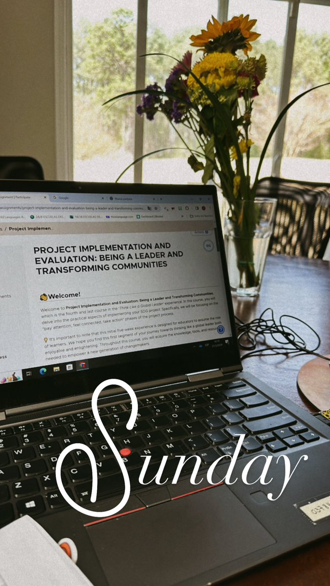 Miss_CarolinaCC's tweet photo. Itβs a great day to work on my Project Implementation and Evaluation and earn my 4th badge πβοΈ
Iβm excited for Experience 2 of the #GlobalLeaders Teacher Fellowship with @ParticipateLrng ππ©π»βπ«
Taking Action & #UnitingOutWorld https://t.co/edwWbnfThP