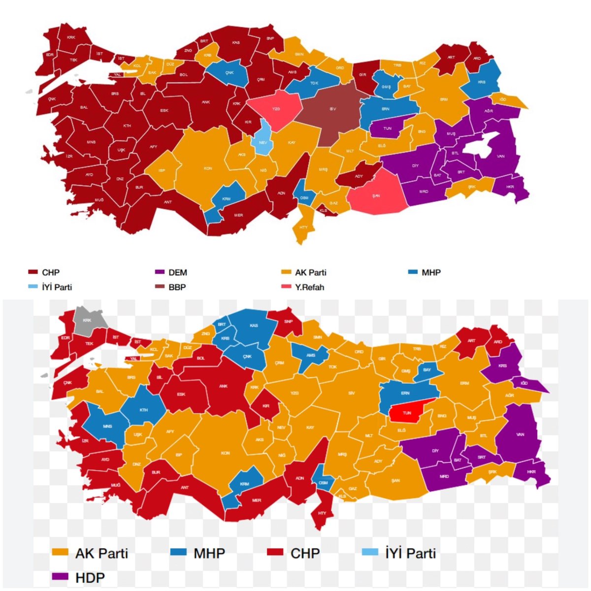 Bu seçimin etkileri
1Süleymancılar
2Yrp 
3Akp-MHPnin belirli şehirlerde ortak aday çıkarmaması
4Dem Partinin CHPyi desteklemesi
5Emekliler
6Ekonomi
Bir Ak partili Demokratik olarak birçok şehirde kazanan chpyi tebrik ederim
Fatih Portakal
TÜRKİYE GENELİ 
Mehmet Şimşek
#Emekliler
