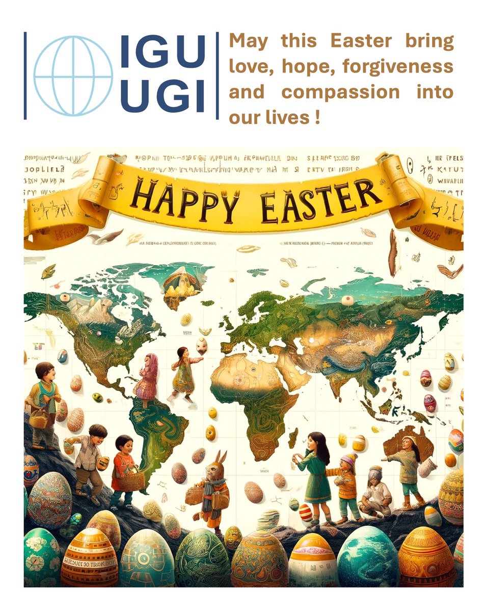 May this Easter bring love, hope, forgiveness and compassion into our lives! This spring season could be an opportunity for unity and new beginnings! #happy #Easter #geography