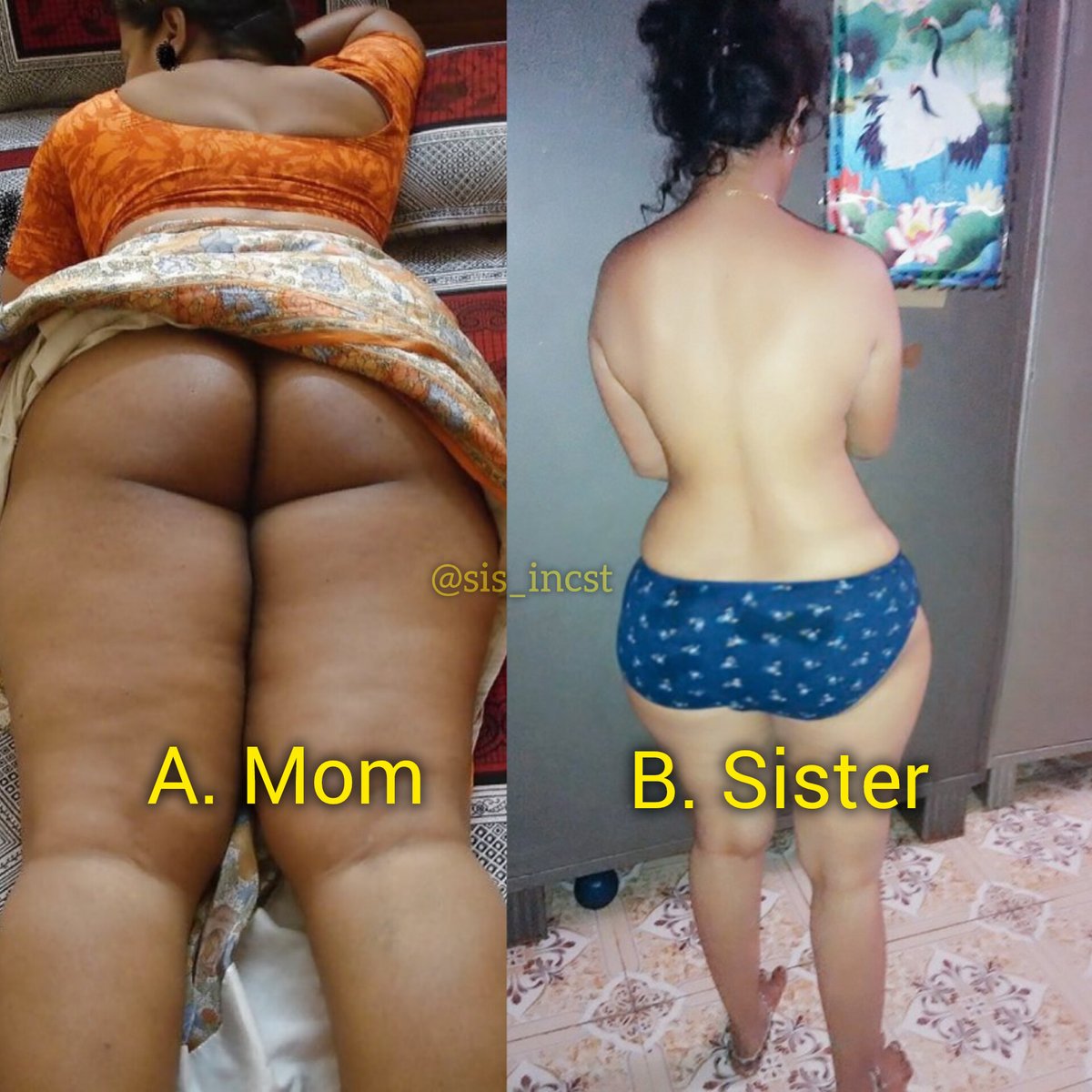 Incsts, Who do you want to fuxk at home? 🍆💦💦💦 Tum ghar mein kisko ch#dna chahte ho batao? Submit your Mom/Sis name in DM.