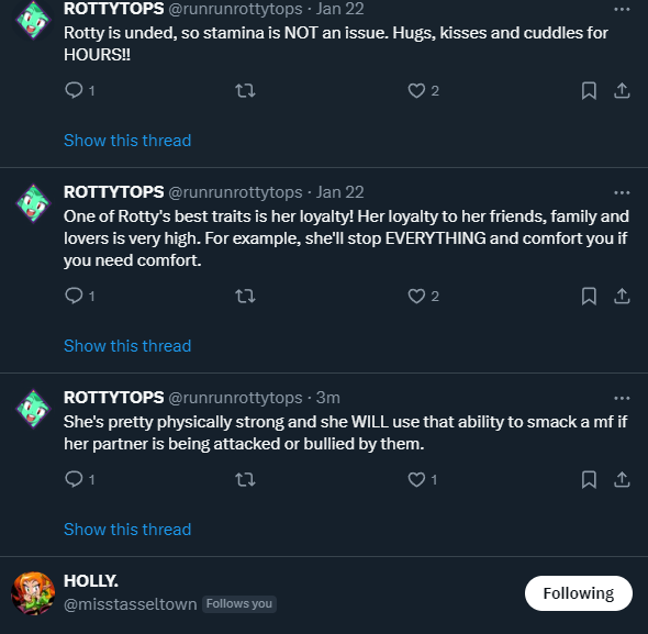 runrunrottytops's tweet image. okay miss gayass 🙄