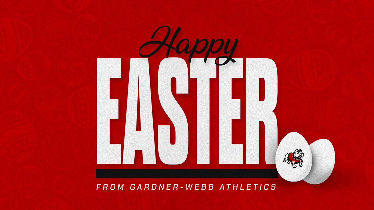 Happy Easter from the <a href="/GWUFootball/">Gardner-Webb Football</a> to you‼️