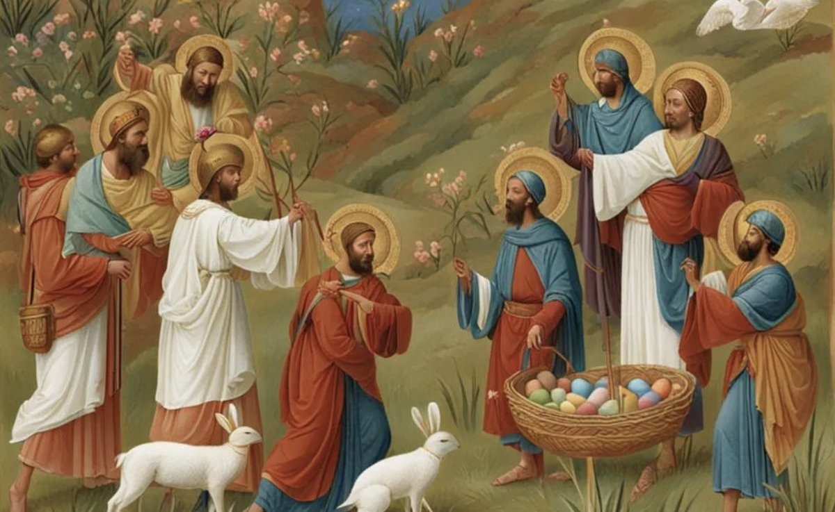 baoism_org's tweet photo. 🌷🐰 Happy Easter, Baoists! 🐣🌸

1/5 As we celebrate Easter today, let's reflect on its ancient roots. Easter, also known as Ostara or the Vernal Equinox, predates Christianity and symbolizes the arrival of spring and the rebirth of nature. https://t.co/xvK6OAficR
