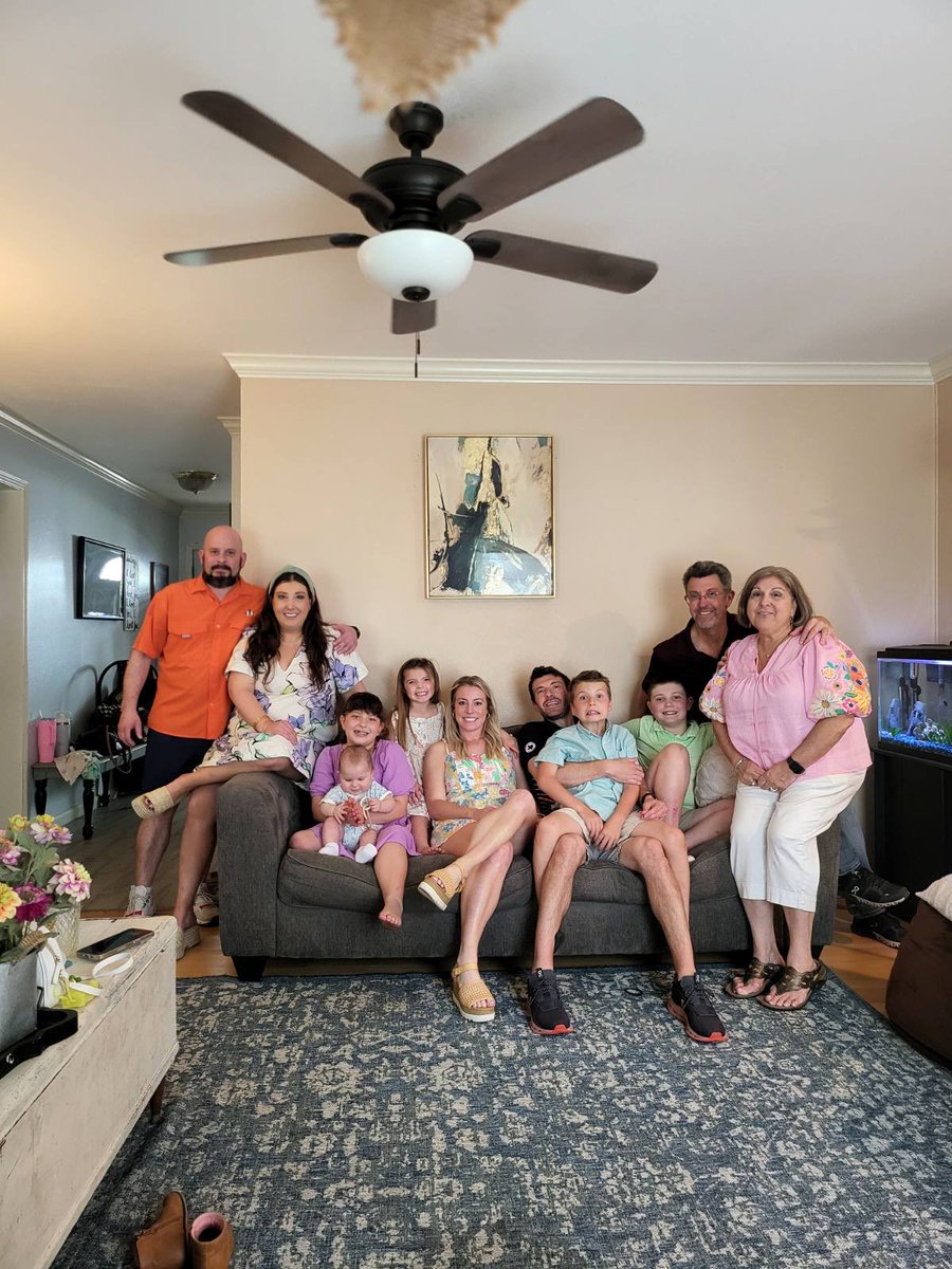 Family celebrating Easter and the Risen Saviour.  He is Risen Indeed.