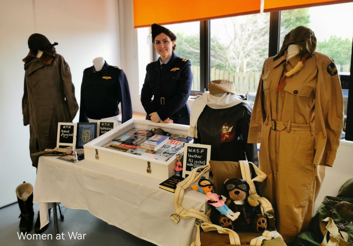 WomenAtWar2's tweet photo. As #WomensHistoryMonth comes to a close, here are some photos from #IWD2024
Through their Learning Centre, the @Nat_Mem_Arb organised a day with @WomenAtWar2 & @RAF_Cosford for children to learn about inspirational women, with #womeninaviation as the theme
#ATA #WAAF #WRAF #WASP https://t.co/1DCZ8vO9sm