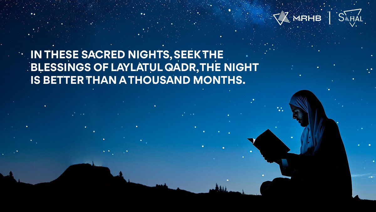 In these sacred nights, seek the blessings of Laylatul Qadr, the night better than a thousand months.✨ 'Seek out the Night of Qadr in the odd nights of the last ten days of Ramadan.' (Narrated by al-Bukhari, 2017; Muslim, 1169) #Ramadan #Ramadan2024 #NightOfDecree