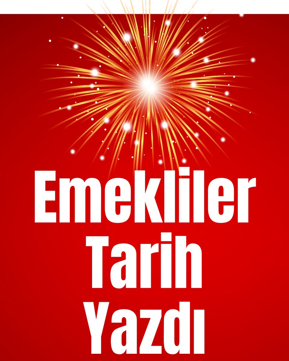 #EmeklilerTarihYazdı

16 Milyon Emeklinin Hükümete Tepkisi Bugün Sandığa Yansıdı.
Hiçe Sayılan Emekli
"Biz Burdayız" dedi.
#5000VeKısmiTarihYazdı

<a href="/RTErdogan/">Recep Tayyip Erdoğan</a> 
<a href="/isikhanvedat/">Prof. Dr. Vedat Işıkhan</a>
<a href="/Akparti/">AK Parti</a>