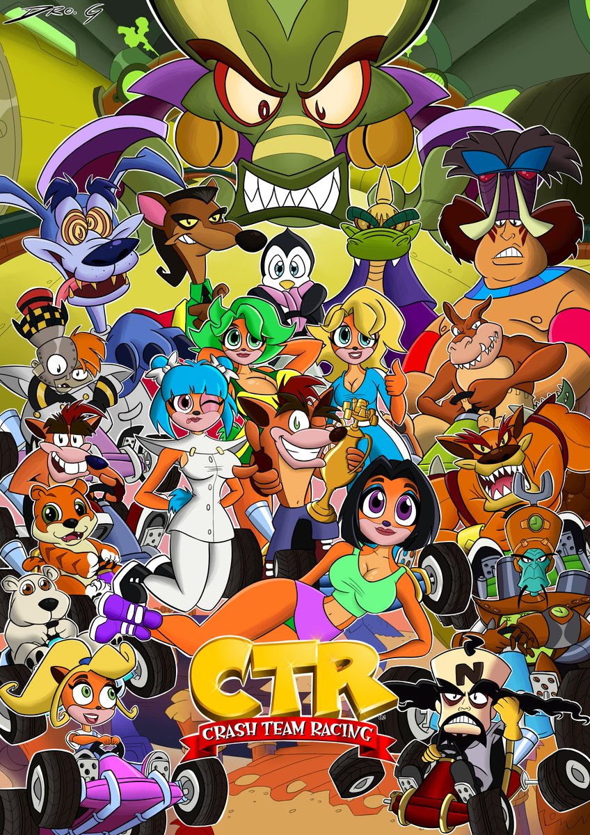 Crash Team Racing! 🏁

 Continuing with these crash game covers    

Crash Bash
 Coming Soon...
 
#CrashTeamRacing
#CrashBandicoot 
#CrashBandicootFanArt 
#PlayStation