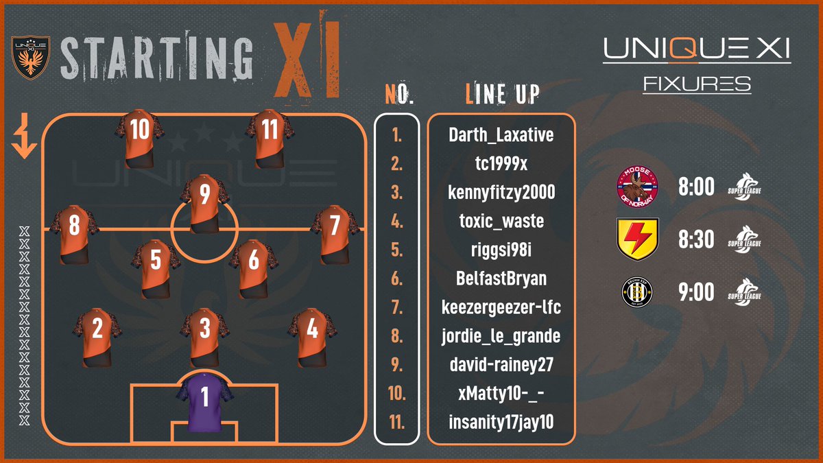 Tonight’s lineup for our opening games of the new VPG Sunday L5 

<a href="/OfficialVPG/">Virtual Pro Gaming</a>