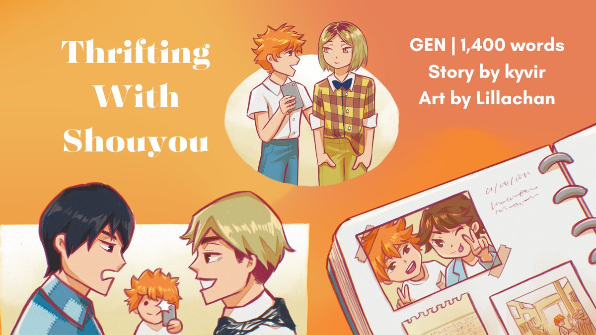 Posting my Shouyou-centric fic written for <a href="/HqTrendsetter/">Trendsetter: A Haikyuu!! Fashion Zine - COMPLETED</a> in collaboration with <a href="/Lilla_Chan/">lillachan</a> who made all these lovely spot arts. 💕

Today is the last day for leftover sales! Shop and fic links shared below ⤵️