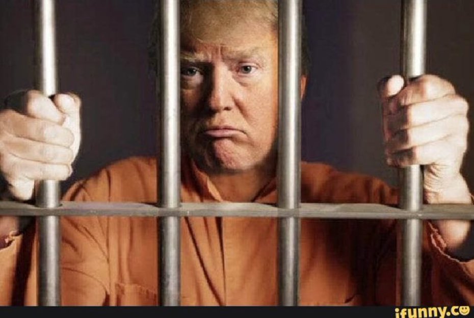 Apparently Trump and the rest of the Republicans don't like it when a photo of Trump is shared behind bars. You know what to do.