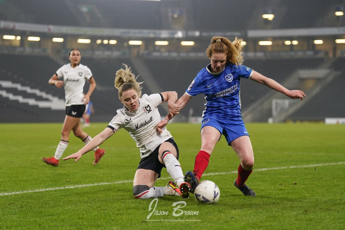 It ends all square, as @PompeyWomen draw away to @MKDonsFCWomen #Pompey #Sonyalpha