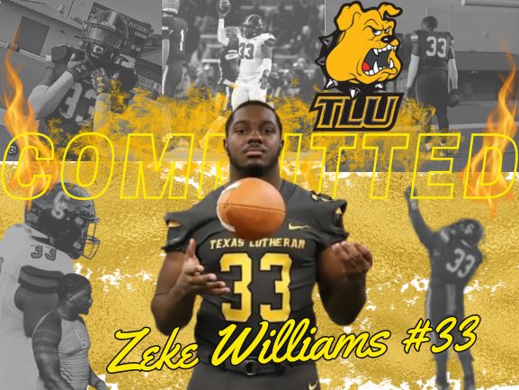 First and foremost I want to thank my family, friends, coaches, and everybody else who’s helped me on my journey. I couldn’t have done it without yall’s support. With that being said I will be taking my talents and furthering my education at Texas Lutheran University. GO BULLDOGS