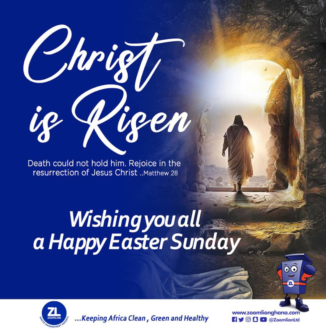 Christ is Risen. Happy Resurrection. #HappyEasterHolidays #EasterSunday2024 #Zoomlion