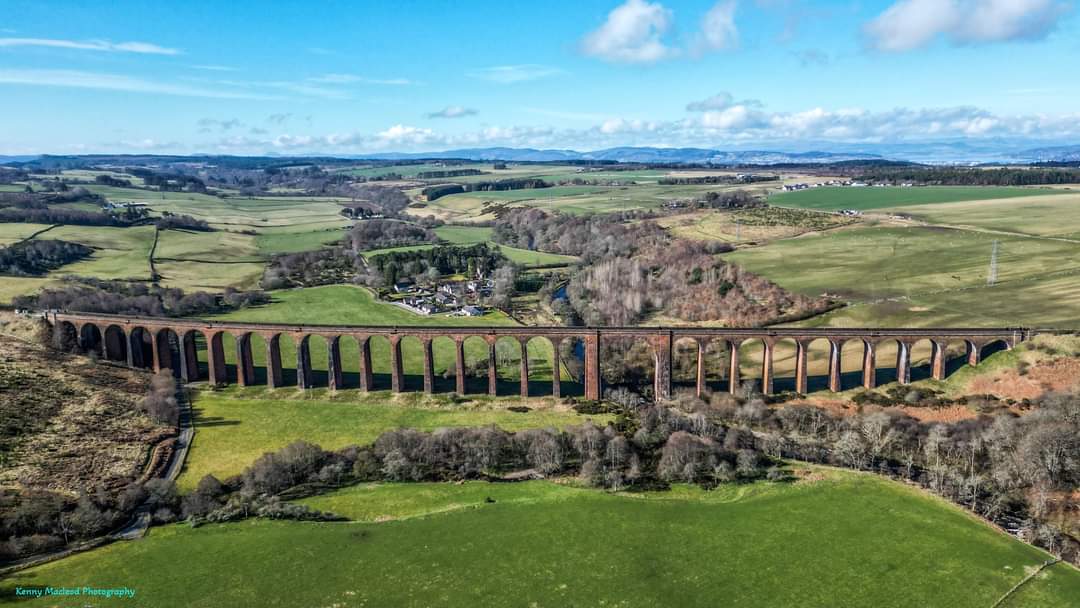 The magnificent Nairn Viaduct near Culloden.