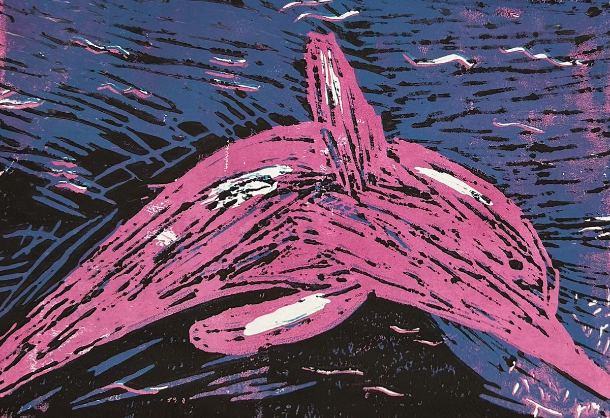 #MaidaValeSchool #MaidaValeArt #MaidaValeYear8 #LinoPrints based on #Rainforest #Wildlife <a href="/rainforestconce/">Rainforest Concern</a> #RainforestConcernProject