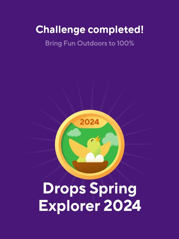 Ria_Dess's tweet photo. March 2024 activity summary for #LanguageDrops Spanish (Castilian):
- reached milestone 19
- completed the following challenges -- Drops Spring Explorer 2024, March 12-Session Dojo Practice, and March 50-Session Motivator
- time spent: 4 hours, 15 minutes 

#LearningSpanish https://t.co/Ss7MNKyYAz