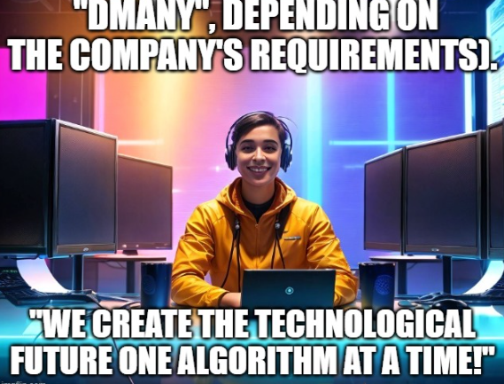 Bugimen1224682's tweet photo. This meme reflects Dmany as an innovative company that actively works on technology projects and software development.@dmanyio #earncrypto https://t.co/qyLjNe4E1D