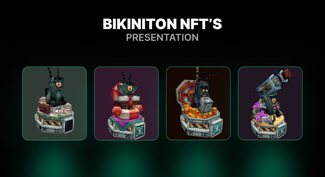 NFT presentation!

It's not just the NFT.
They will be involved in drop systems and privileges for holders. Will lower commissions within the utility and just give you a nice hand job to your wallet!