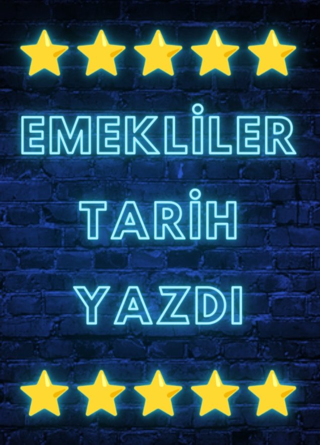 Gerçekleri tarih yazar
Tarihide EMEKLİ 
5000 ve KISMİ mağdurlar...‼️

#EmeklilerTarihYazdı
#5000VeKısmiTarihYazdı
Emekliler
