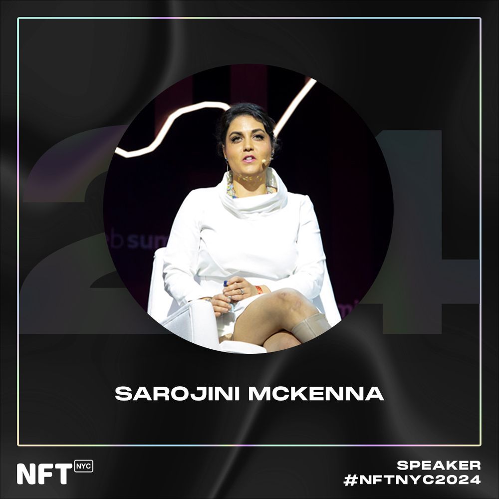 📢 Come and see @dacocoio CEO and #AlienWorlds Co-founder Saro McKenna speak at 
@NFT_NYC!! 🌟
You can also register for a Breakout Session after her talk here: buff.ly/3Vx8Eti

#NFTNYC2024 #BlockchainEvent #NFT #WAXFAM