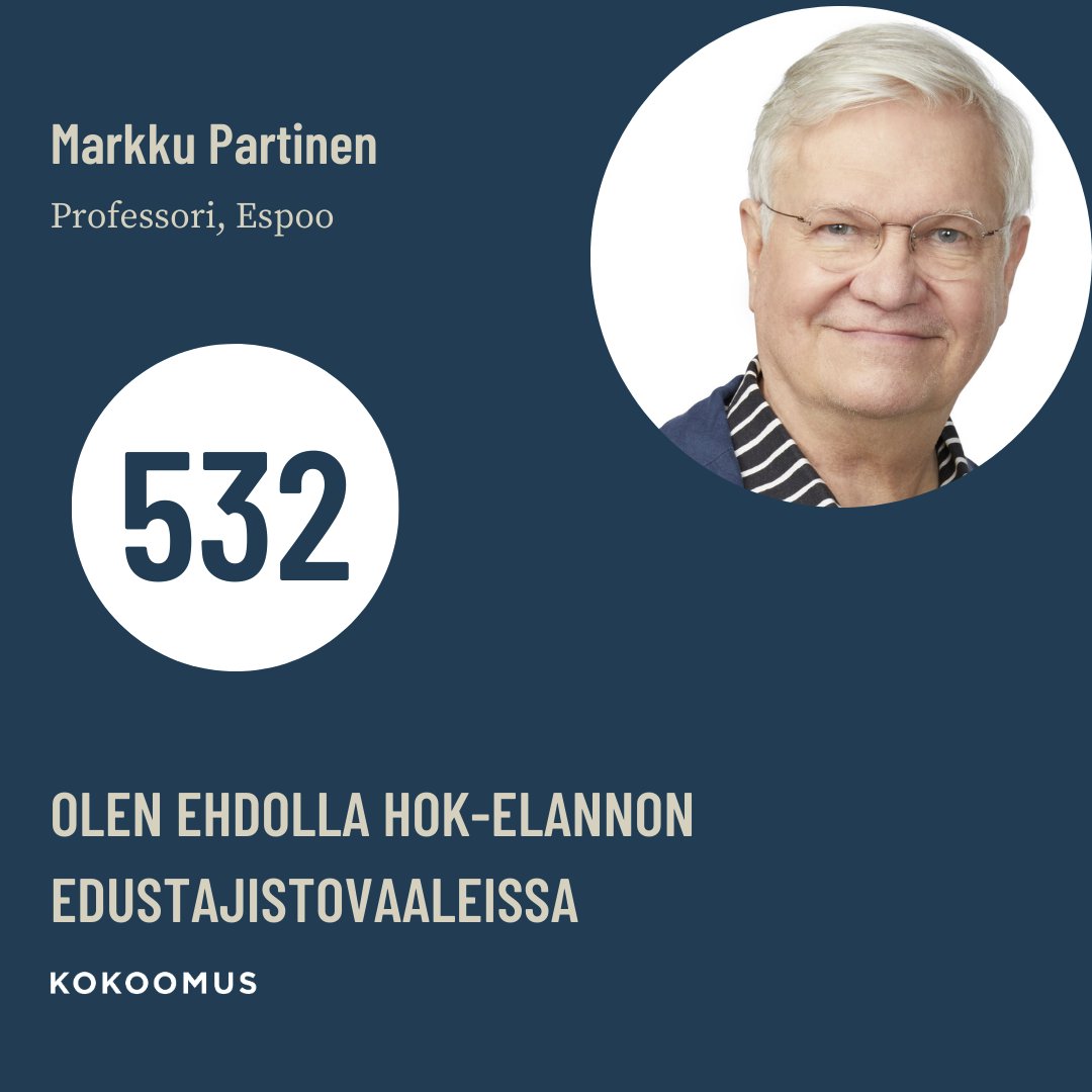 Olen ehdolla HOK-Elannon edustajiston vaaleissa nyt 2024. Keep in mind.