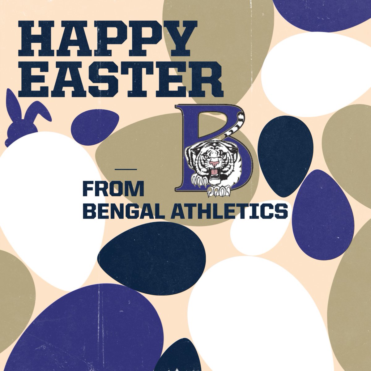 Happy Easter from @BHSBengalFB ! #WIN #BeGreat #OneBengal
