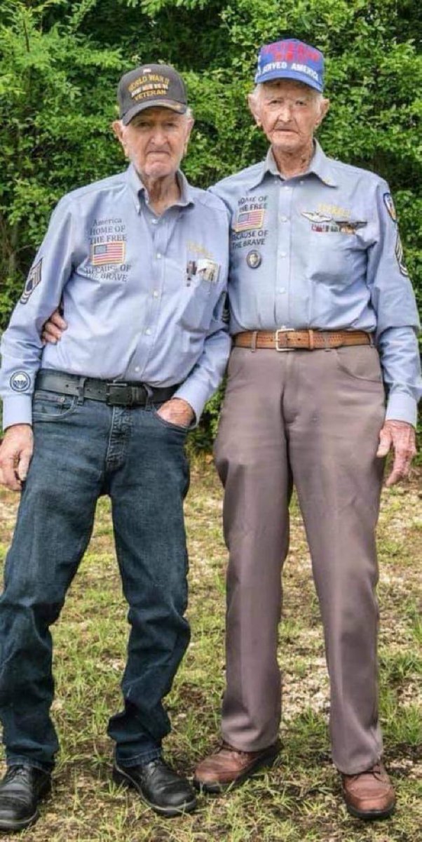 RT for two who stormed Normandy, now 101 🇺🇸
