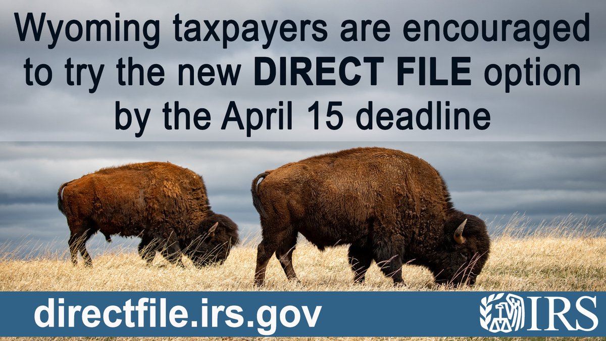 The new Direct File option walks makes filing your taxes easy with an accurate calculation of your refund or tax owed. Eligible taxpayers in 12 states are encouraged to try the service to file for free directly with the #IRS. directfile.irs.gov