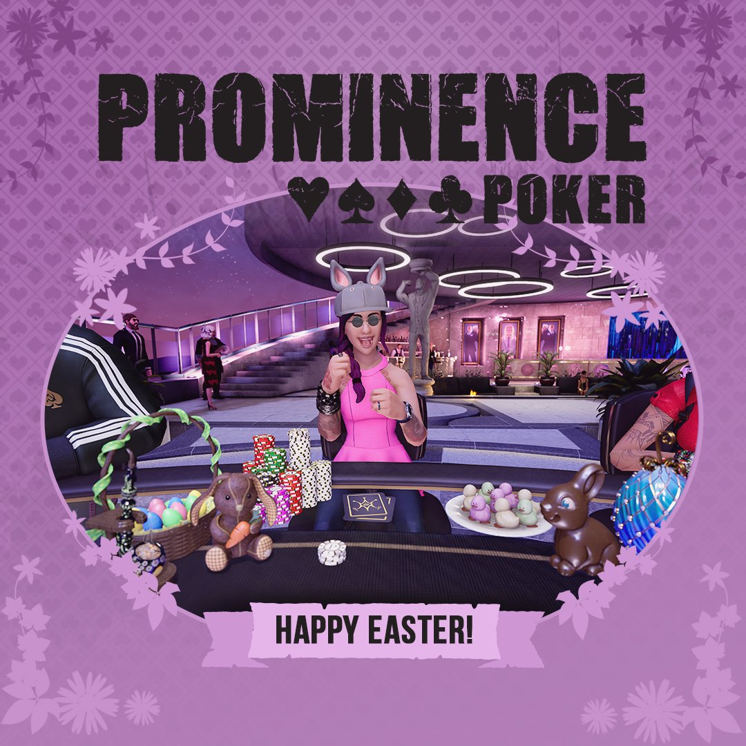 Wishing a joyful Easter to all who celebrate! May your day be brimming with peace, joy, and happiness. 🐣💜 Don't forget to scoop up the Prominence in-game Easter items before they hop away! 🐰