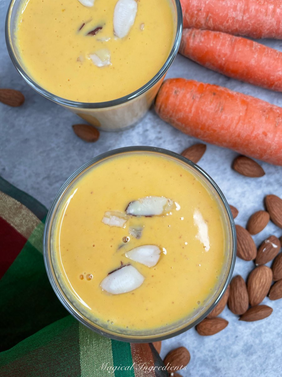 #carrot #almond #kheer will make the most easy and #delicious #drinkabledessert of the #Springseason. It is rich, #creamy, and #delicious! #easyrecipes #dessert #carrotrecipes #ourfamilytable magical-ingredients.com/2024/03/carrot…