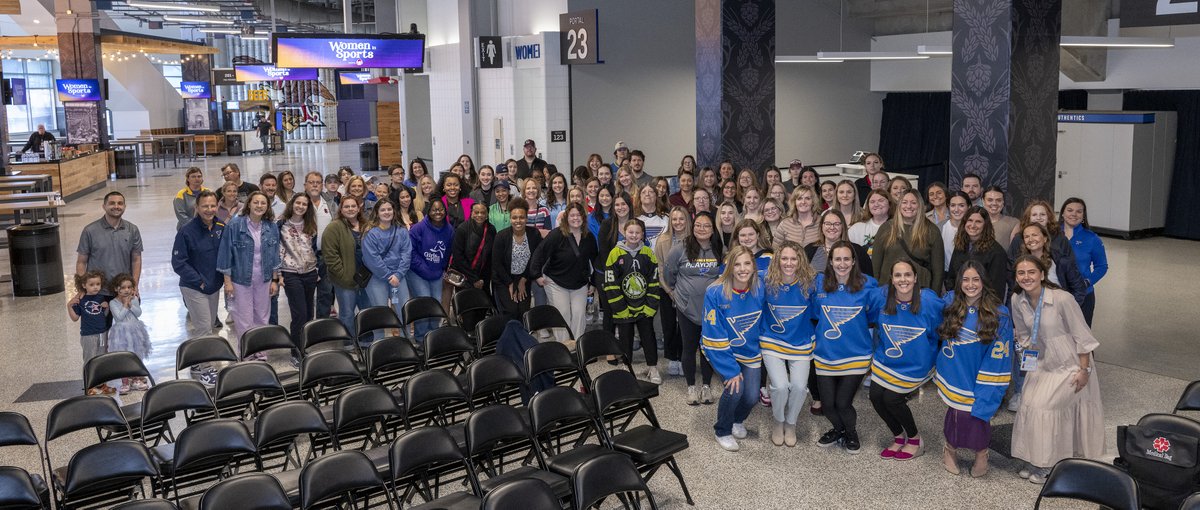 Thank you to everyone who joined us for Saturday's Women in Sports event and all the incredible speakers on our panel! #stlblues