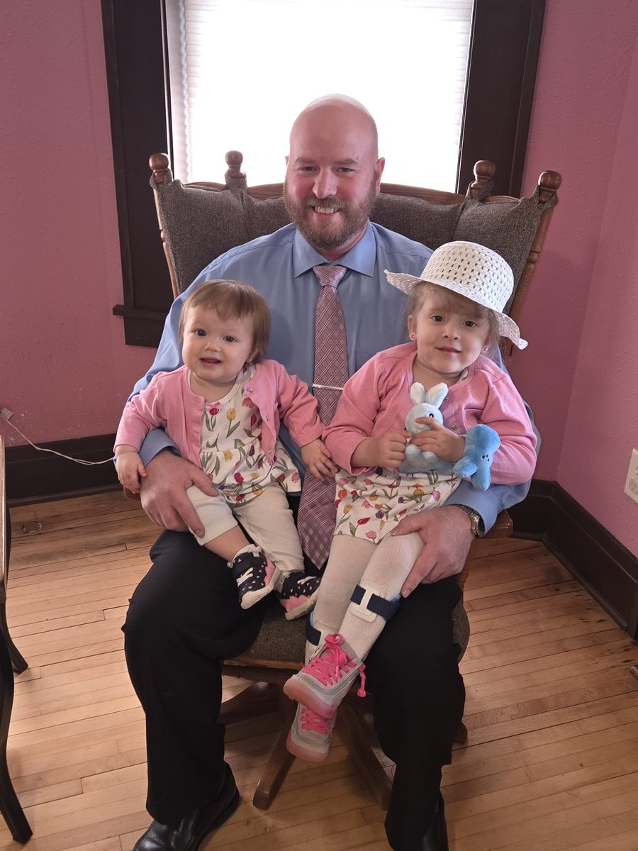 Ready for church Easter morning