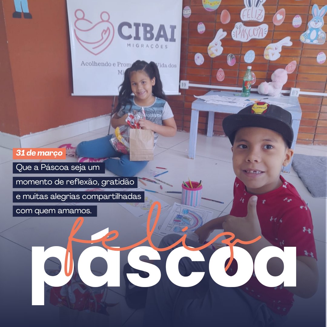 MMigracoes's tweet photo. Que este dia esteja repleto de alegria, amor e renovação. Que possamos celebrar não apenas os chocolates e doces, mas também a esperança e a fé que a Páscoa representa. Que o espírito de união e compaixão nos inspire a fazer a diferença.
Deseja uma Feliz #Páscoa para todos! 🌷🥚 https://t.co/faSA6CYXK6