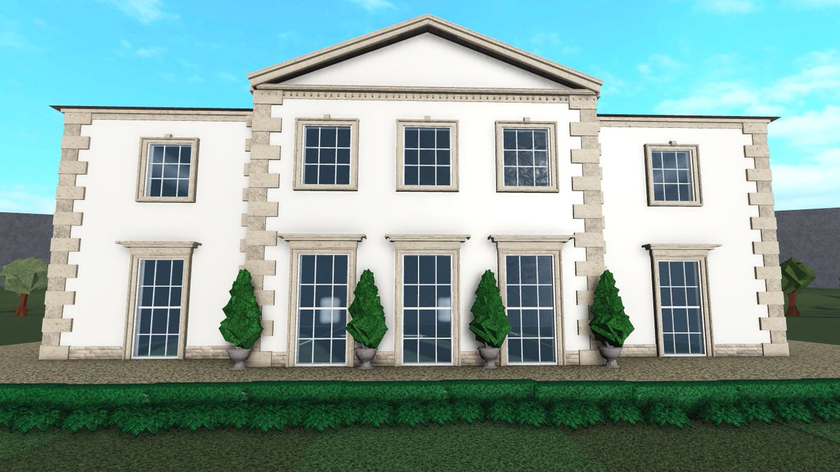 Quick Palladian Villa Build: @RBX_Coeptus @BestOfBloxburg @BasicallyBlxbrg @BloxburgBuilds