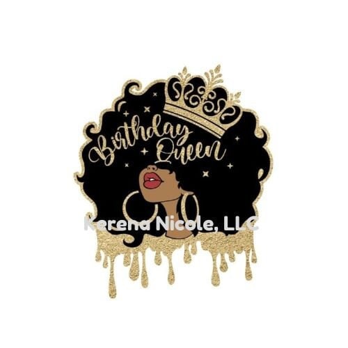 Ready To Press DTF Transfer Birthday Queen Crown Gold Glitter tuppu.net/e15dcea #Etsy #fashionjewelry #melaninfashion #blackownedbusiness #explore #ScreenprintDesigns