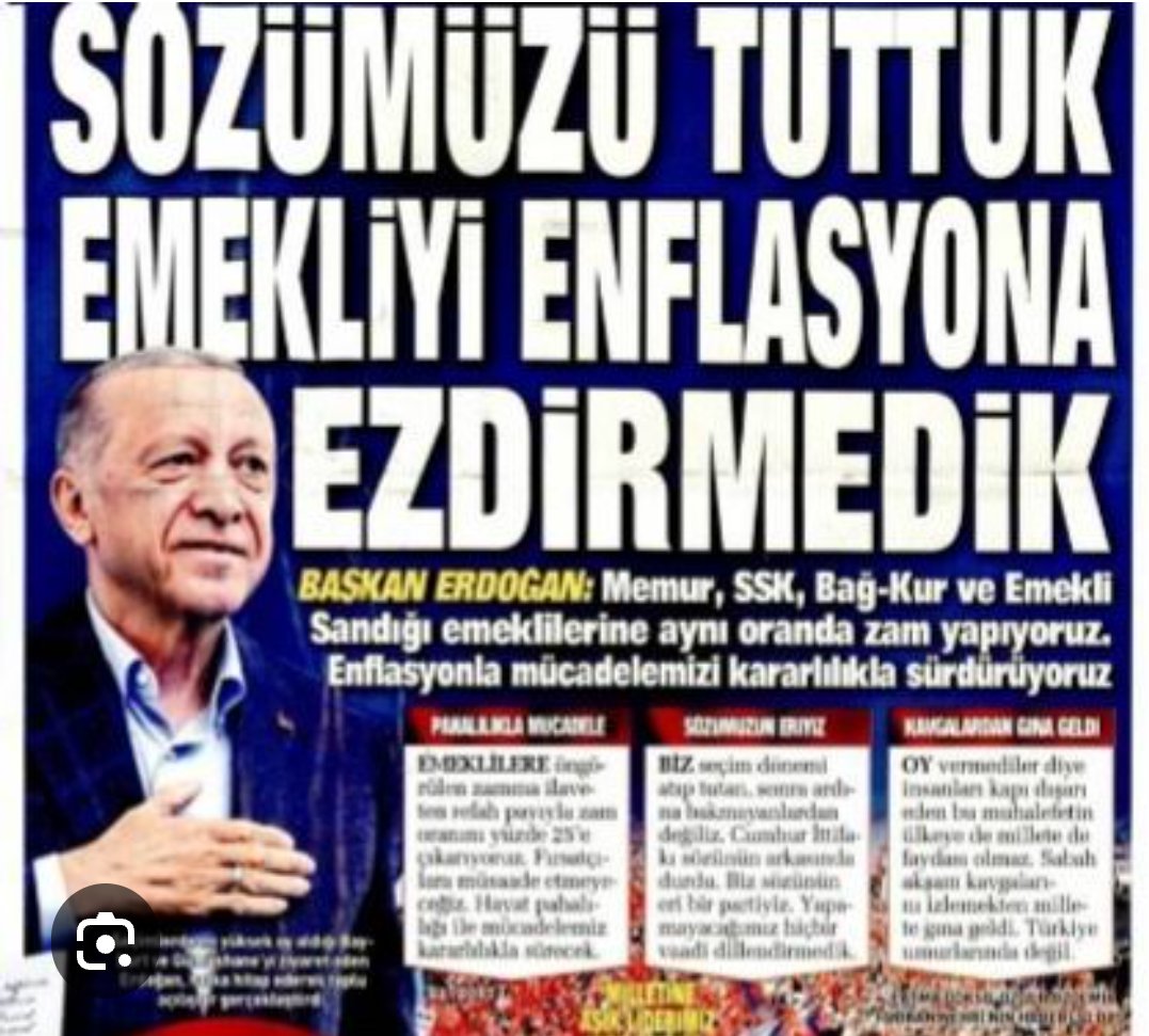 Emekliler i enflasyona ezdirmedik ❗️❗️❓️❓️❓️

Kaybettirdi. Net <a href="/Akparti/">AK Parti</a>

#EmeklilerTarihYazdı