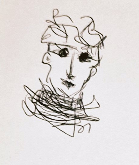 Karen_acts's tweet photo. Another evening of tiny faces arriving on the page. xx #tinyfaces #myartwork #birosketch https://t.co/bfrI46PBp5