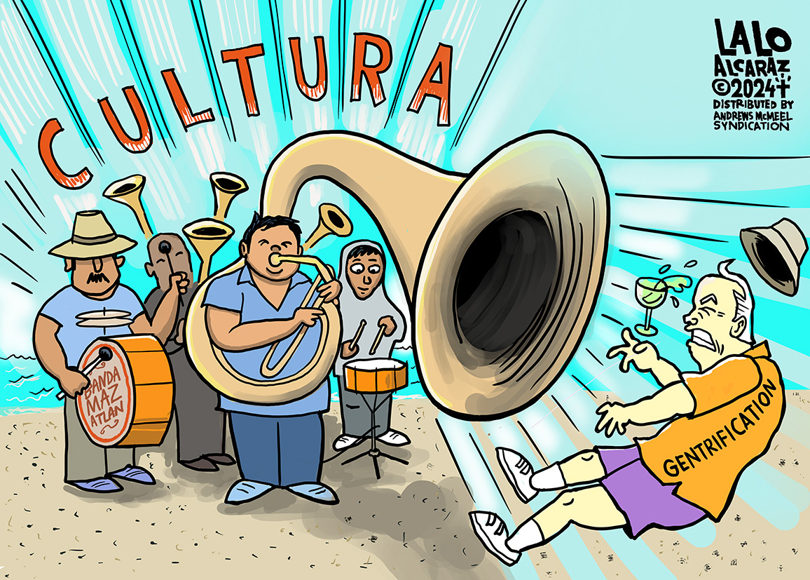 Strike up the Banda! Please share #laloalcaraz cartoons!