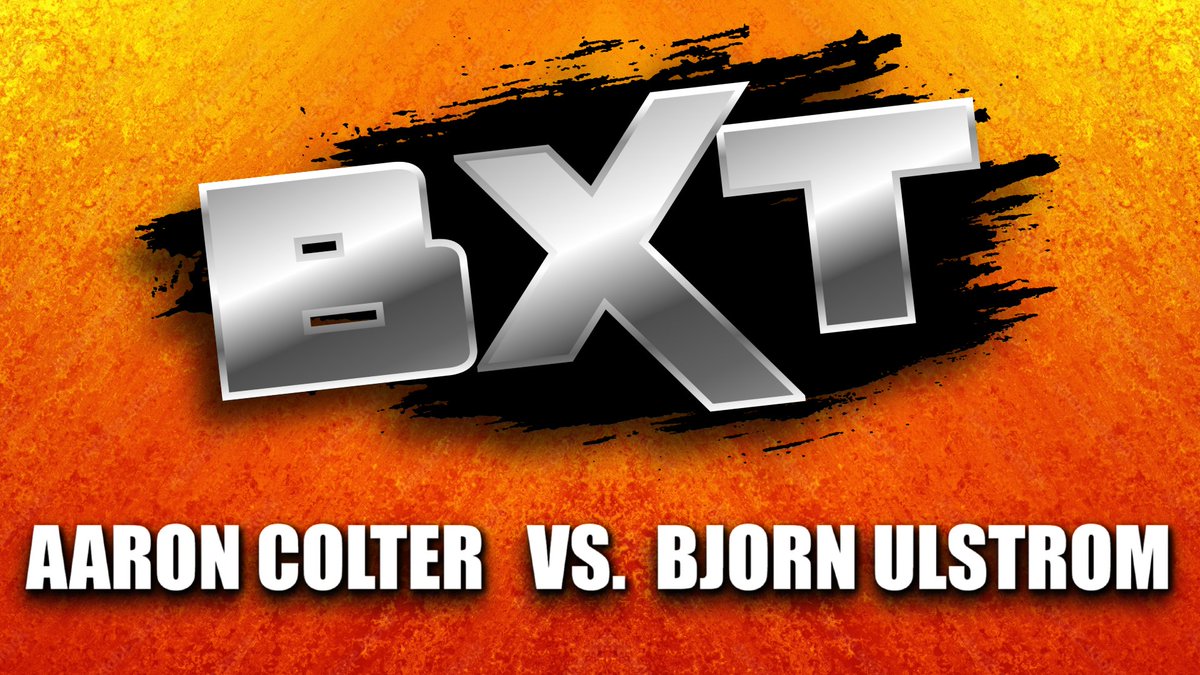 🔁BXT MATCH CHANGE🔁

On the first episode of #BXT, Aaron Colter will not face BXT Coach Johnny Canuck and will instead face the newest signee to BXT, Bjorn Ulstrom