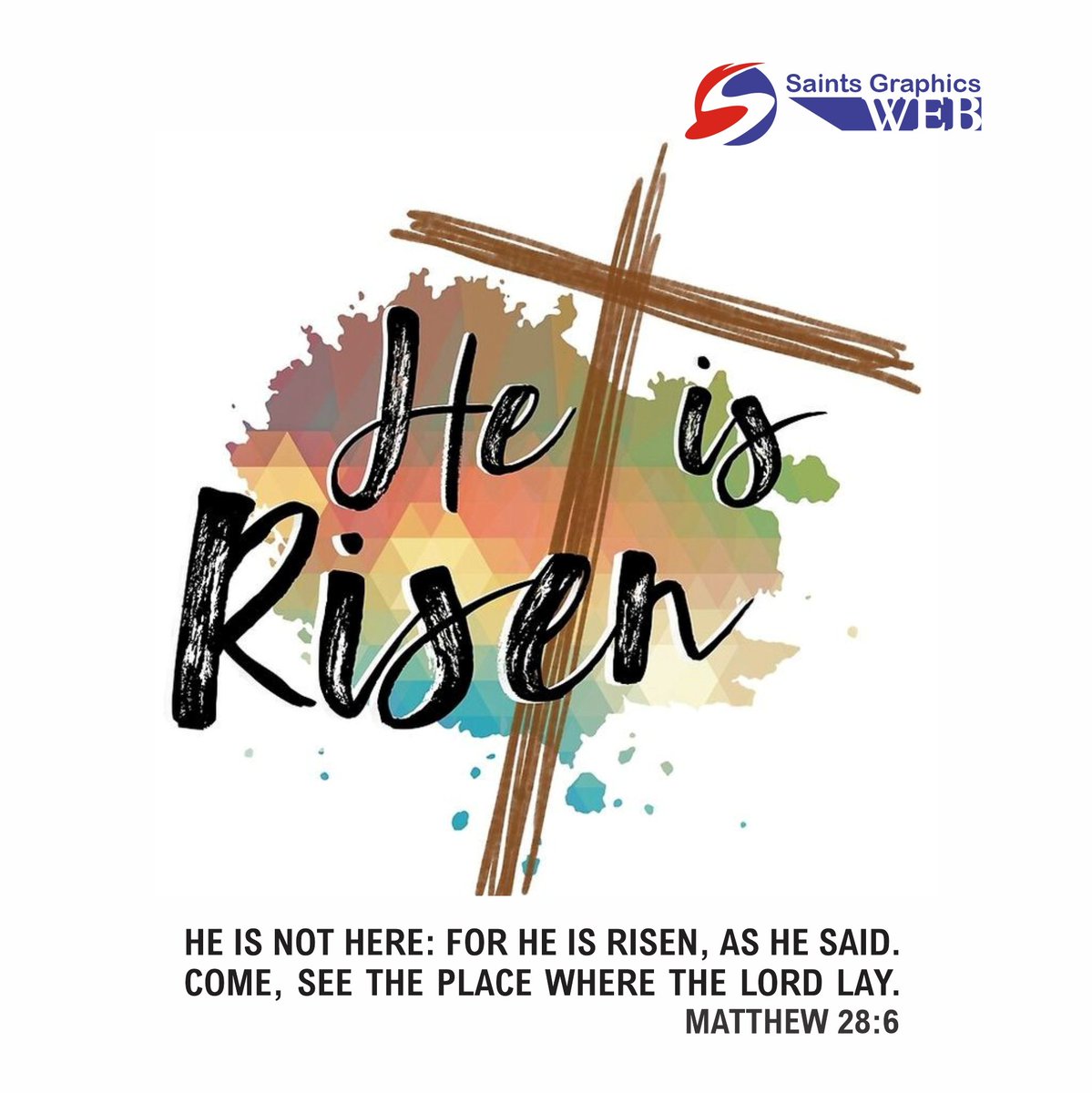 GraphicsWebb's tweet photo. The Father planned it,
The prophets foretold it,
The disciples doubted it,
The soldiers denied it,
The empty tomb proved it,
The angels proclaimed it,

HE IS RISEN!

#TurningAroundImaginations
#GraphicsWeb https://t.co/S6pObzTNRd