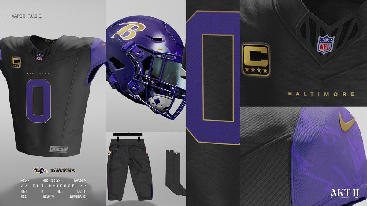 Hereaux_KB's tweet photo. Honor the past. Move towards the future. #RavensFlock uniform redesign. #AKTII @ravens … https://t.co/zMvAHZdy1I