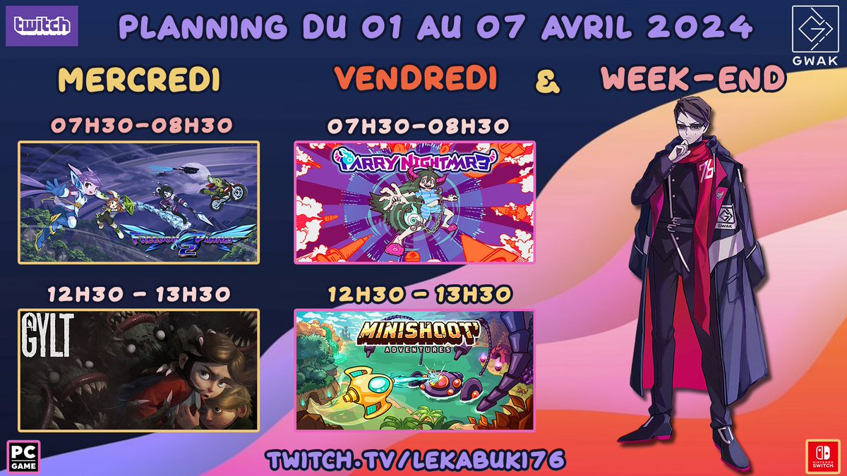 kabuk176's tweet photo. 🗓️Planning https://t.co/MM65vcgfQY
#FreedomPlanet2 #GYLT #ParryNightmare #MinishootAdventures #NintendoSwitch #PCGames #Gwak #Stream #Live #Twitch https://t.co/onZFKC9XmP