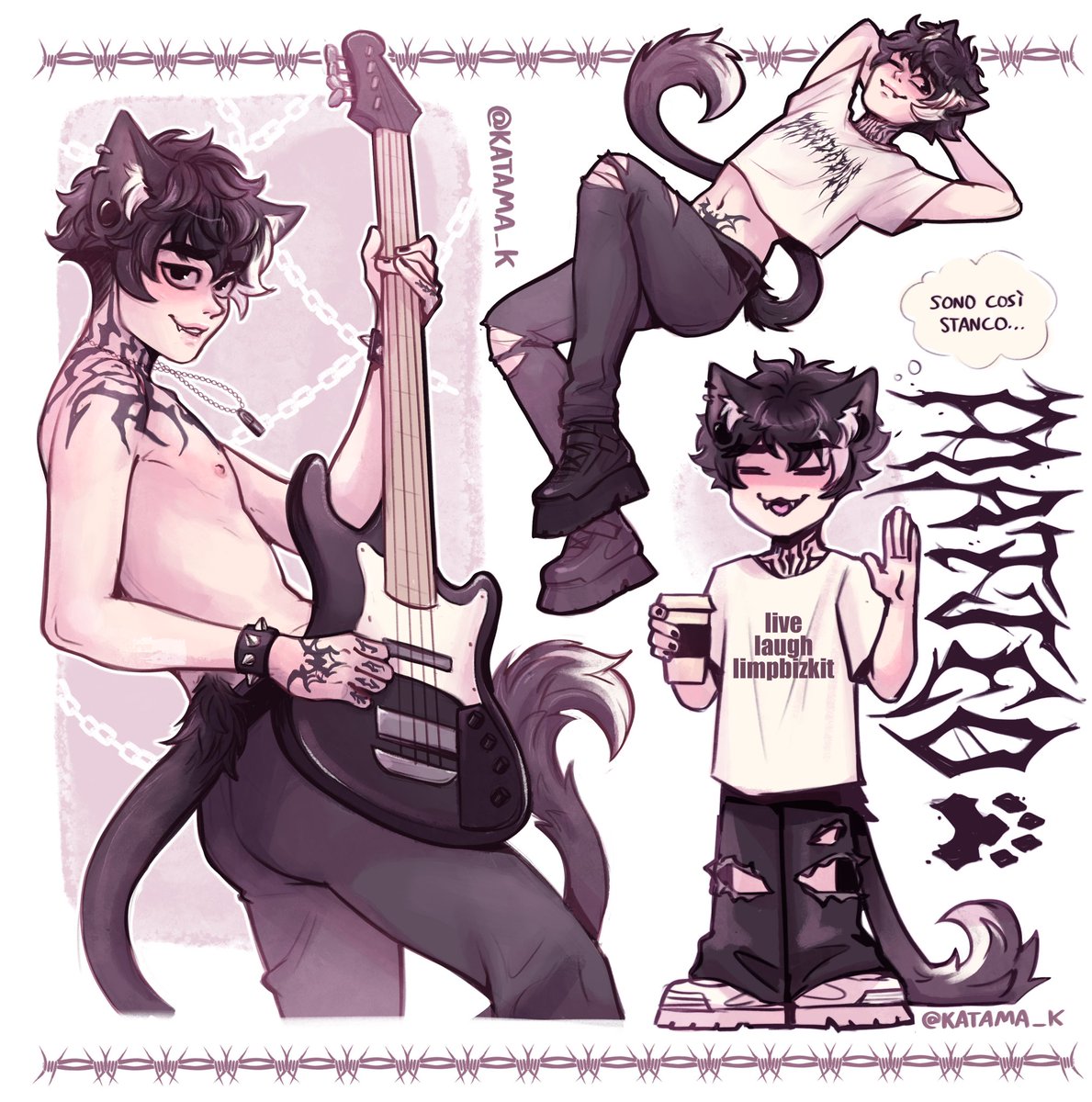katama_k's tweet photo. CAN ANYONE TELL ME WHERE THIS CHARACTER IS FROM HES SO CUTE?? https://t.co/5oc6md8Vm2