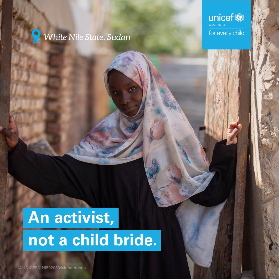 Fiyha is the president of her school's girls' club. At 13, she’s smart, bold, and advocating against child marriage and female genital mutilation. With clubs like Fiyha’s, UNICEF is working towards a future where every girl has access to the opportunities she deserves.